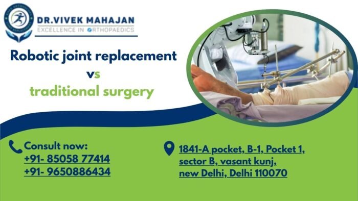Robotic joint replacement vs traditional surgery